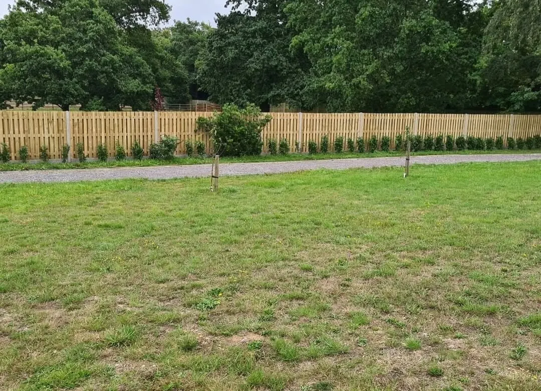Modern Panel Fence installed in Hampshire